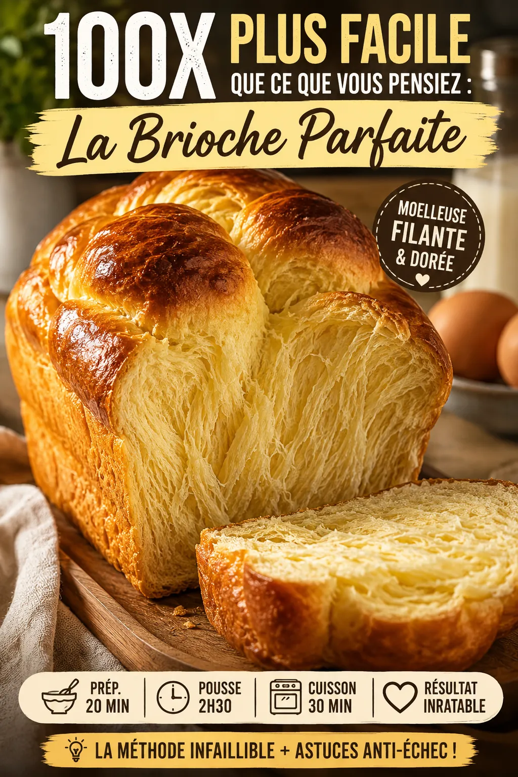 100x Plus Facile que ce que Vous Pensiez : La Brioche Parfaite