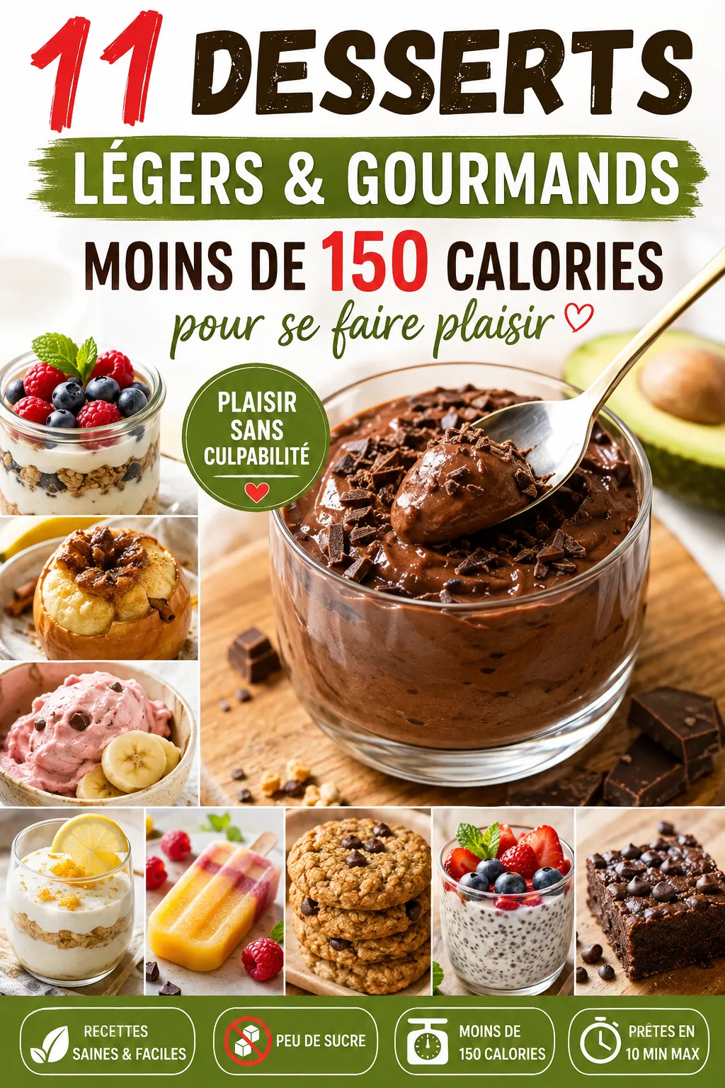 11 Desserts Légers À Moins De 150 Calories Pour Se Faire Plaisir