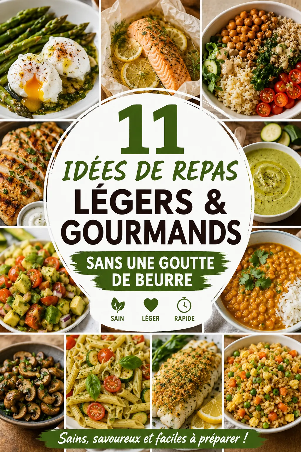 11 Idées De Repas Légers Et Gourmands Sans Une Goutte De Beurre