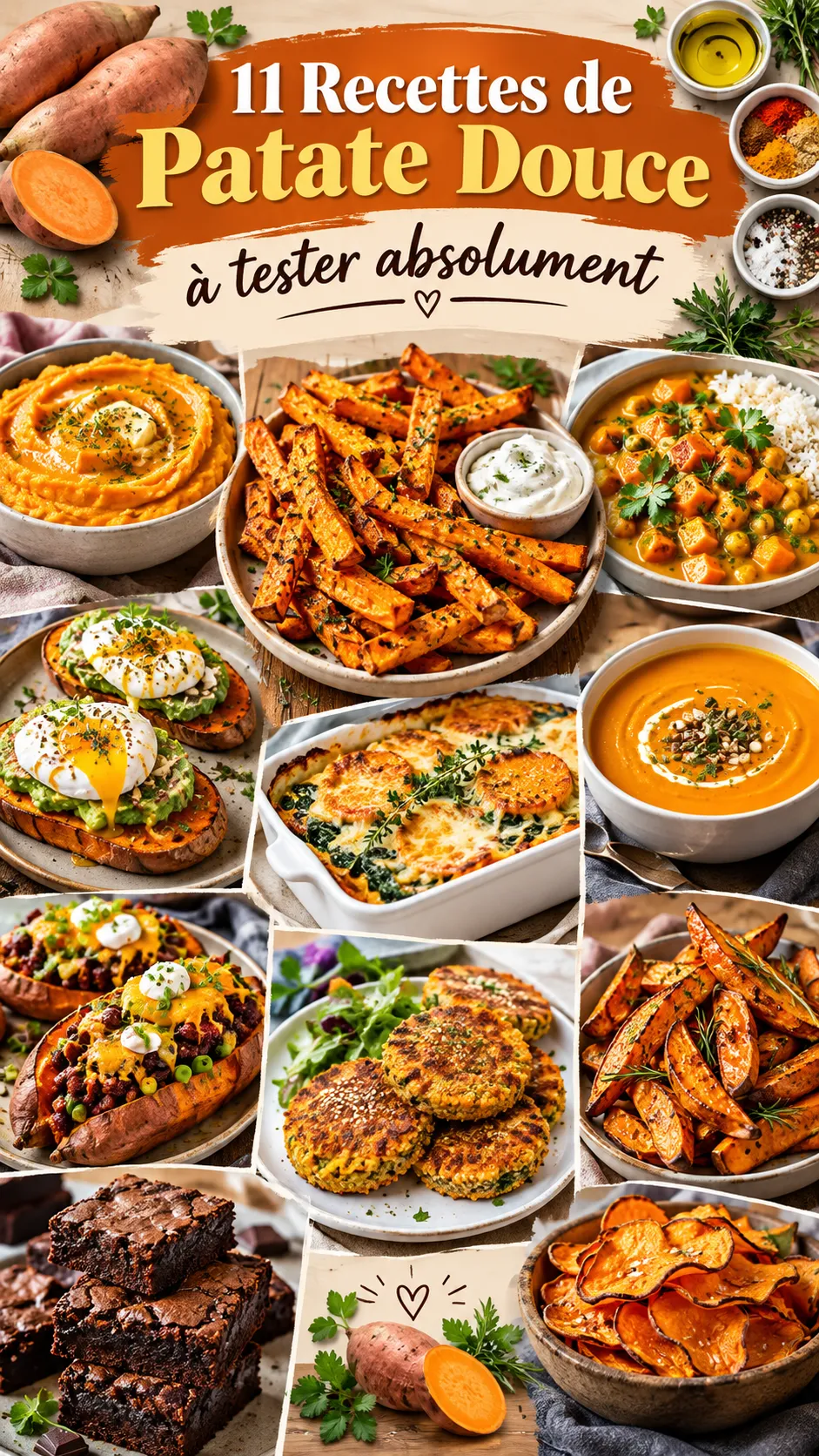 11 recettes de patate douce à tester absolument