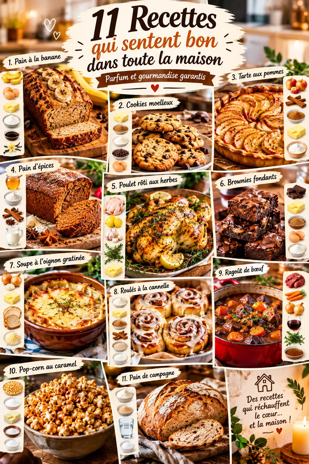 11 recettes qui sentent bon dans toute la maison — parfum et gourmandise garantis