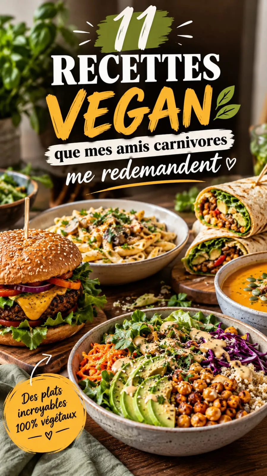 11 recettes vegan que mes amis carnivores me redemandent