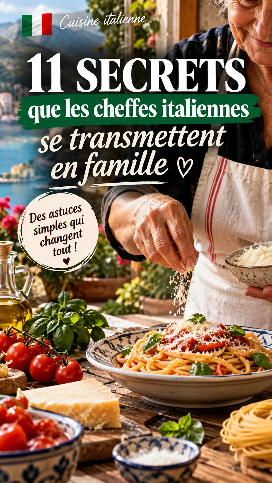 11 secrets que les cheffes italiennes se transmettent en famille