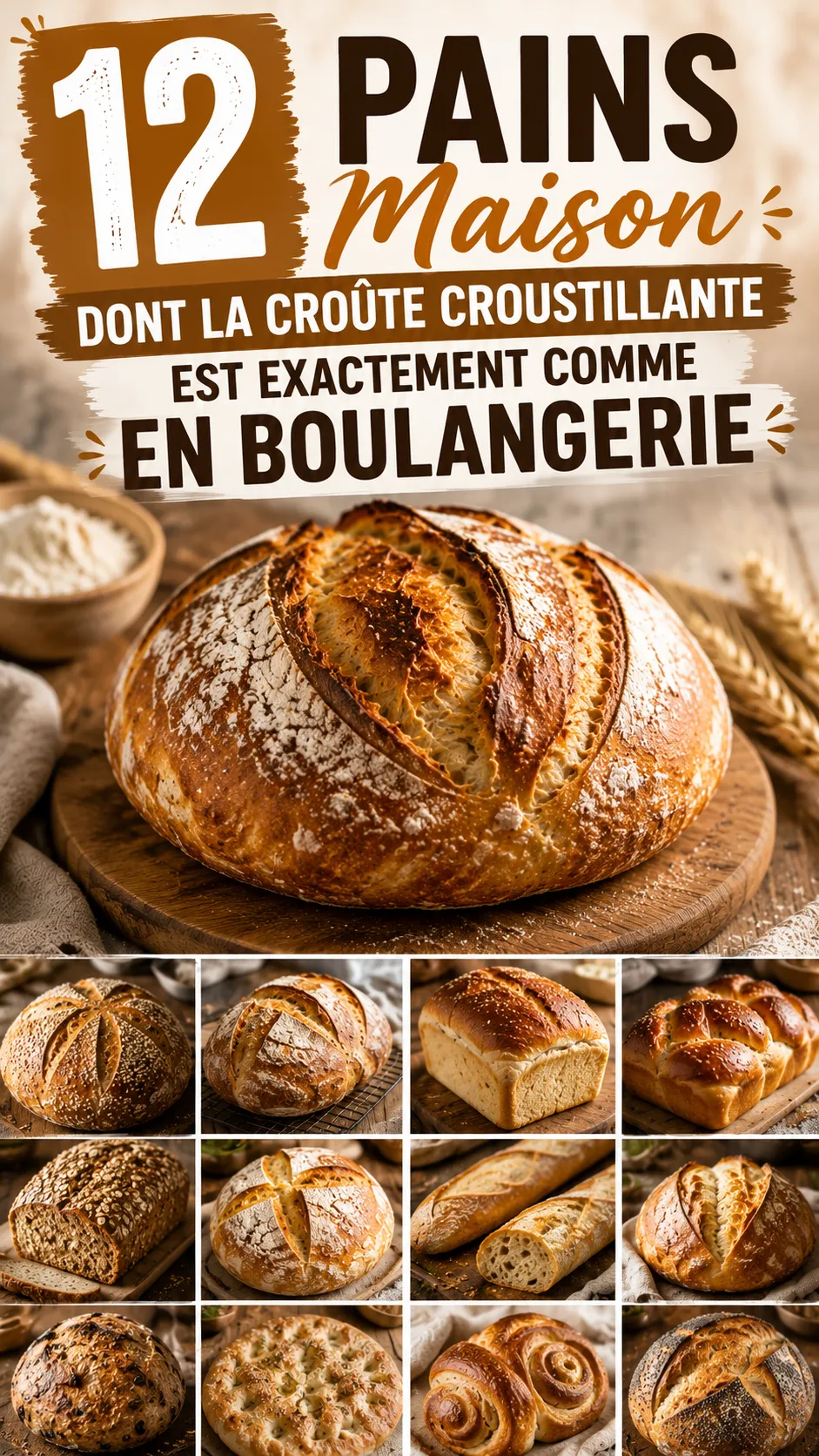 12 Pains Maison Dont La Croûte Croustillante Est Exactement Comme En Boulangerie