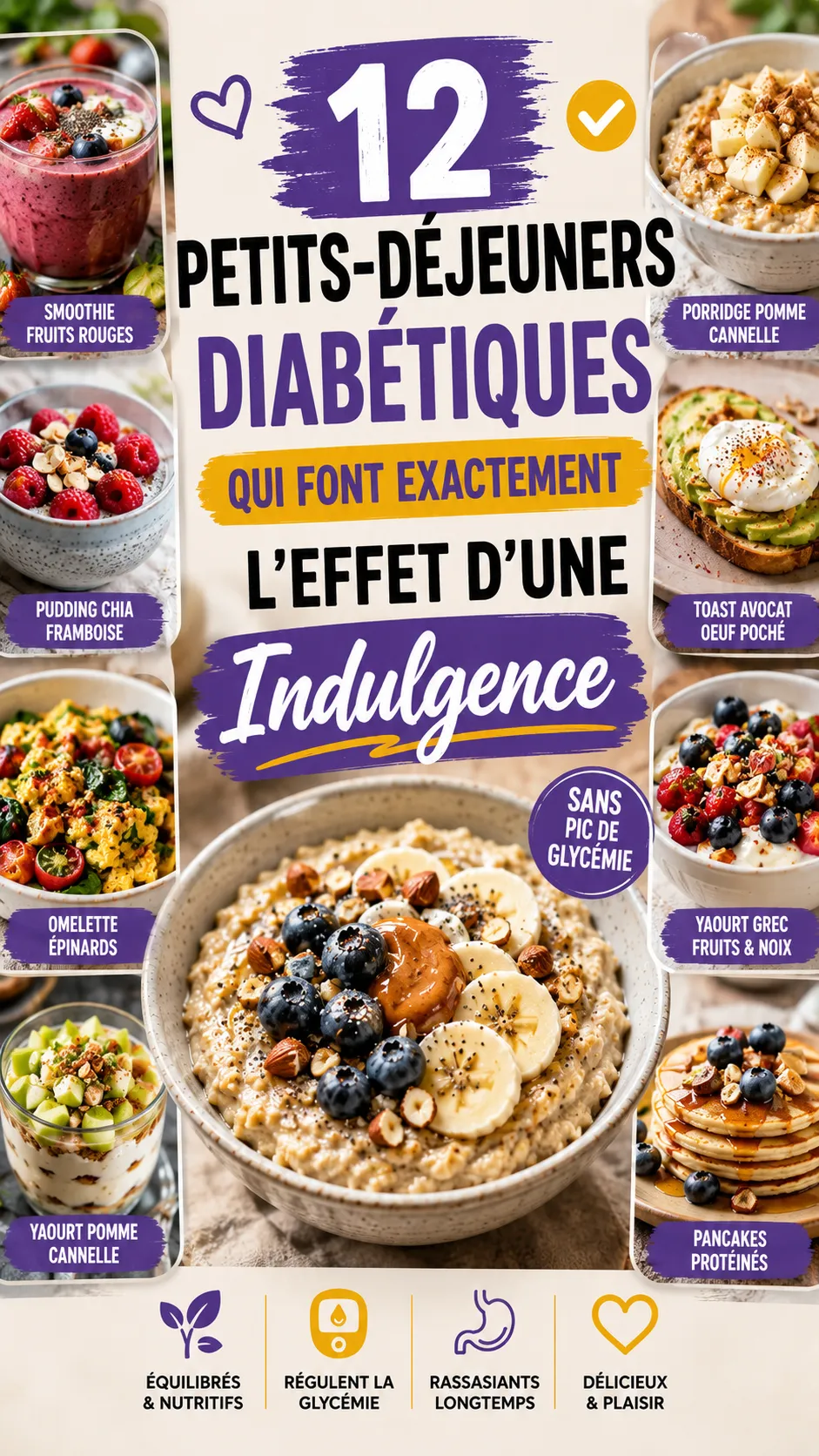 12 Petits-Déjeuners Diabétiques Qui Font Exactement L'effet D'une Indulgence