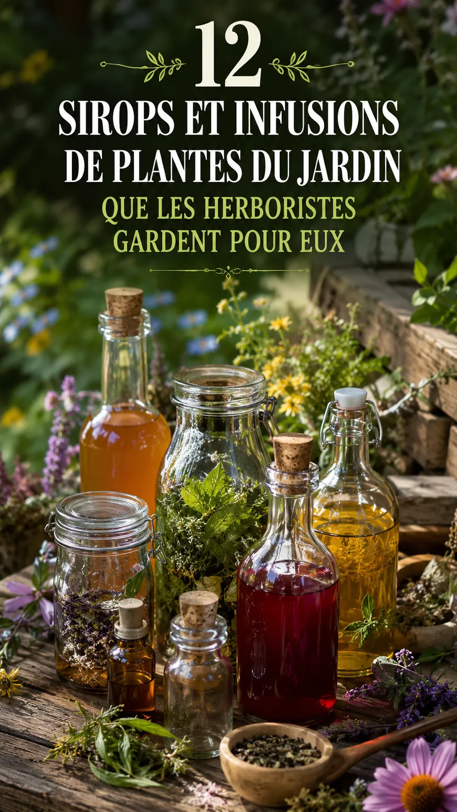12 Sirops Et Infusions De Plantes Du Jardin Que Les Herboristes Gardent Pour Eux