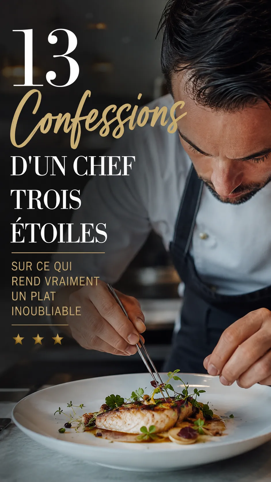 13 Confessions D'un Chef Trois Étoiles Sur Ce Qui Rend Vraiment Un Plat Inoubliable
