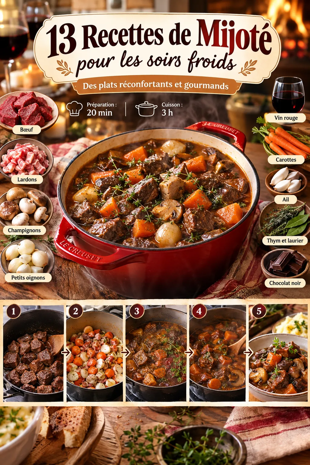 13 recettes de mijoté pour les soirs froids