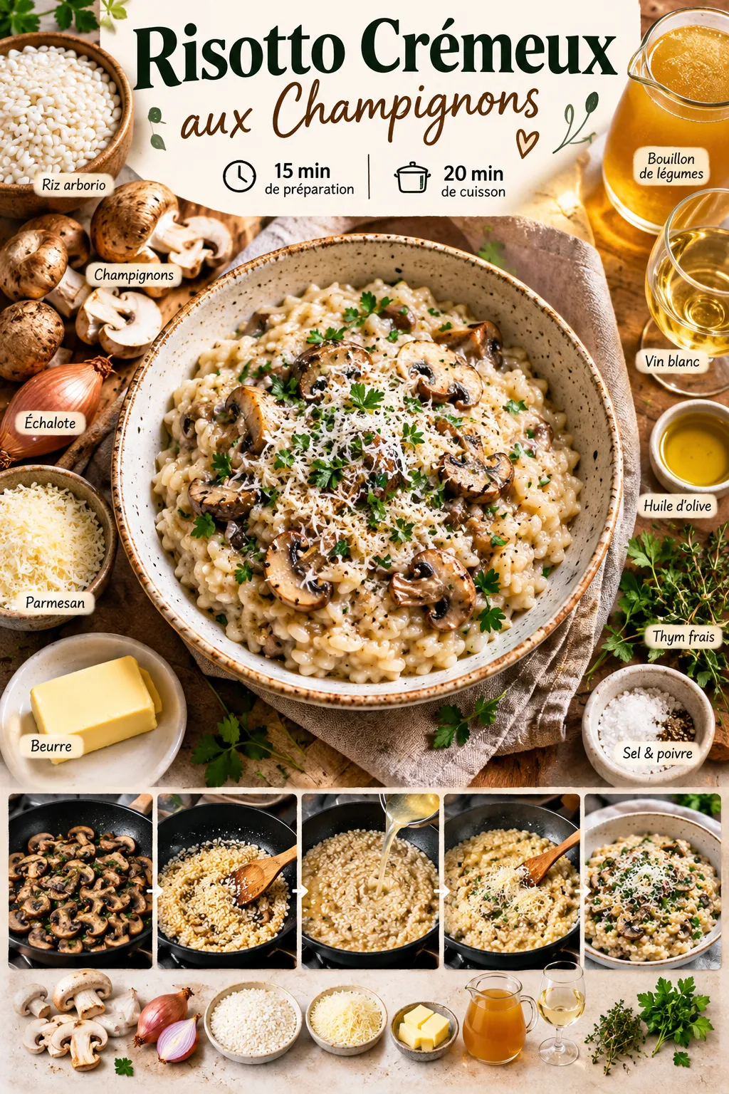13 recettes de risottos crémeux sans stress (même sans expérience)