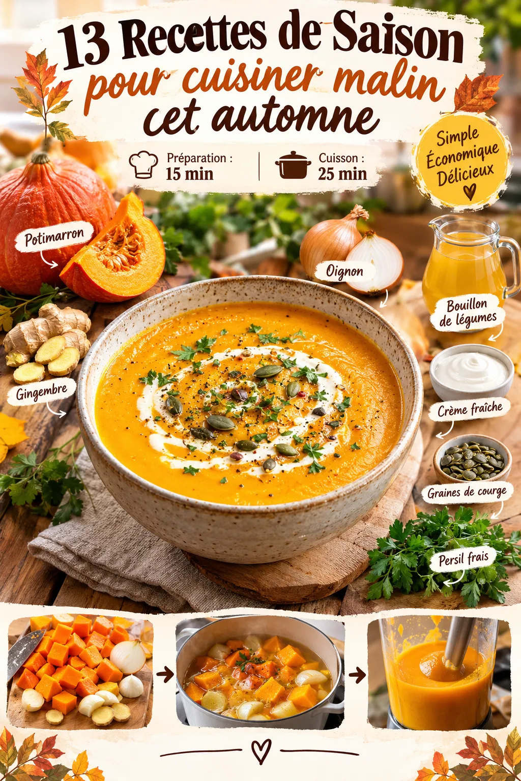 13 recettes de saison pour cuisiner malin cet automne