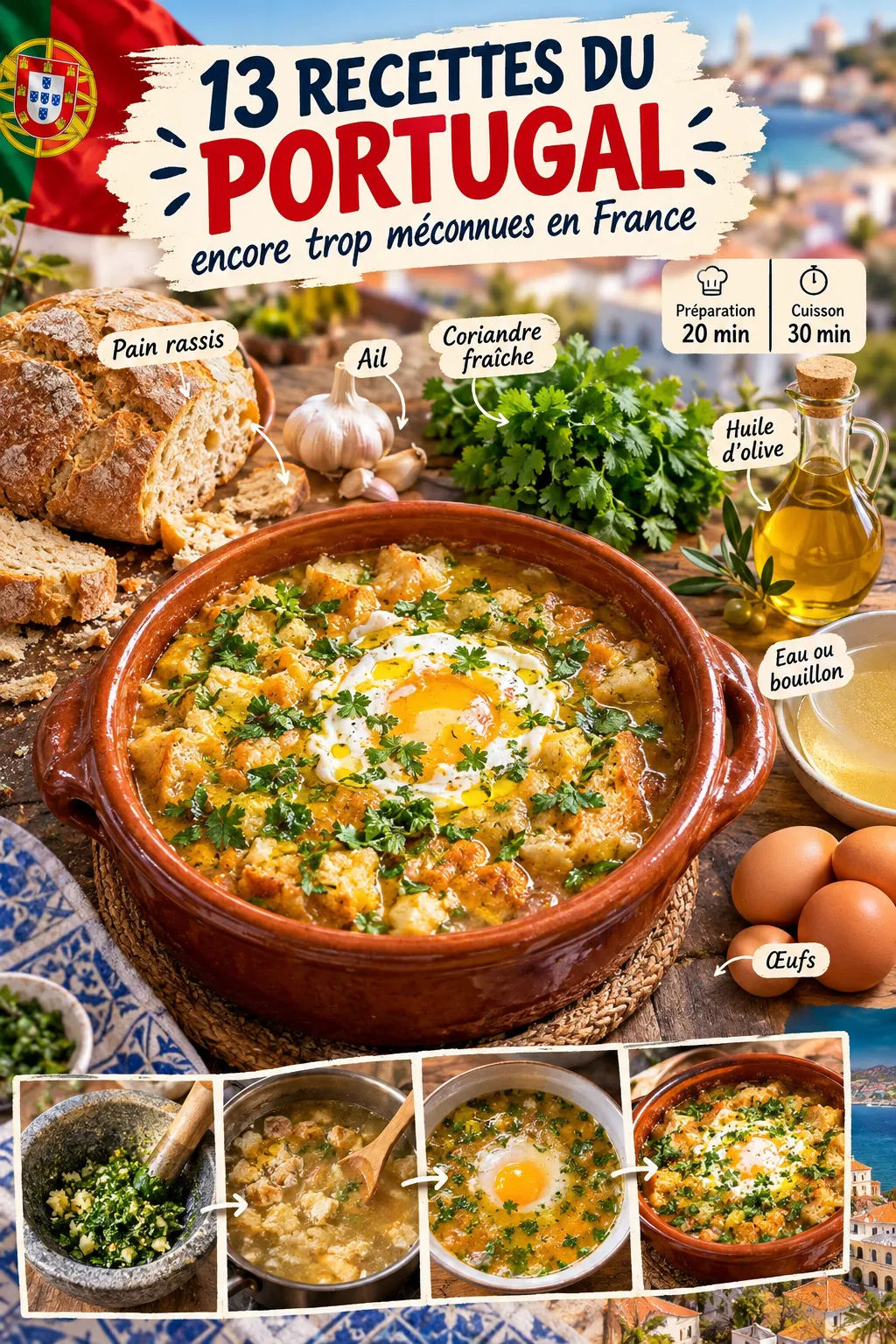13 recettes du Portugal encore trop méconnues en France