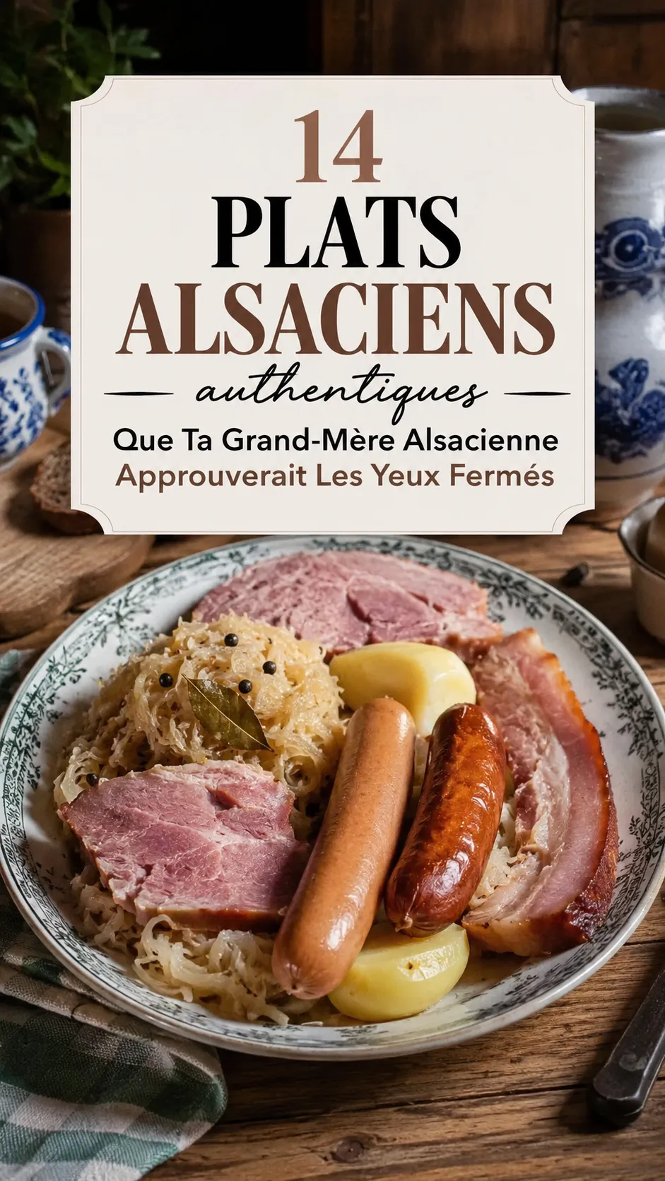 14 Plats Alsaciens Authentiques Que Ta Grand-Mère Alsacienne Approuverait Les Yeux Fermés