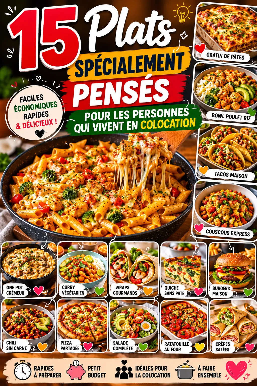 15 Plats Spécialement Pensés Pour Les Personnes Qui Vivent En Colocation