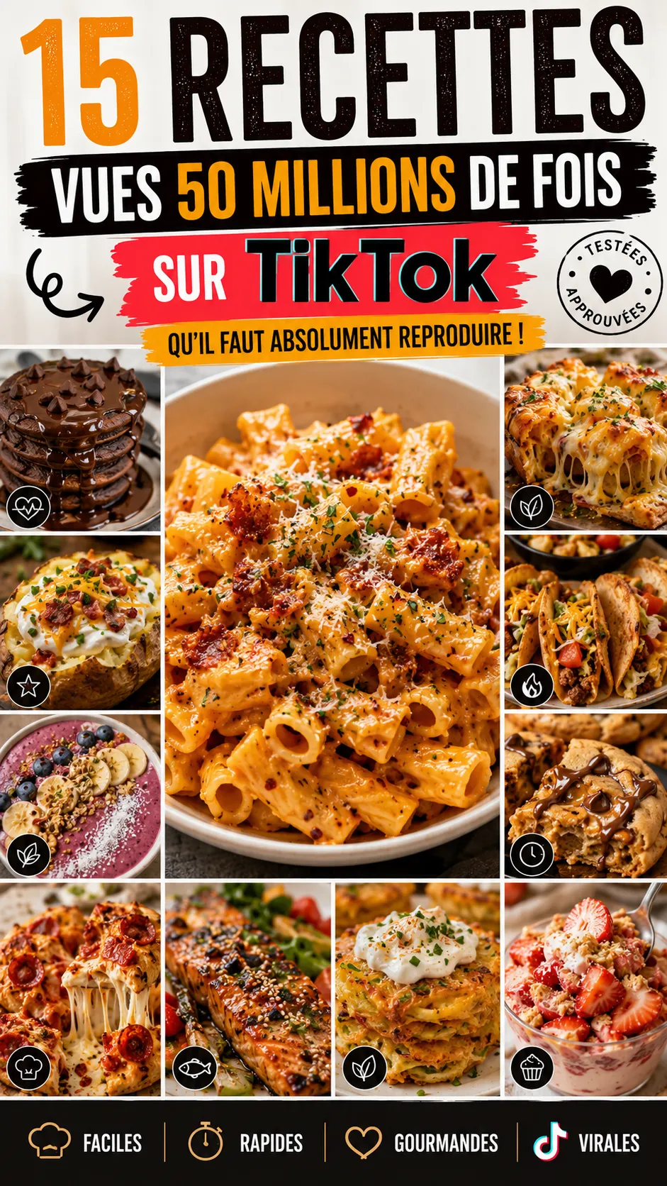 15 Recettes Vues 50 Millions De Fois Sur TikTok Qu'il Faut Absolument Reproduire