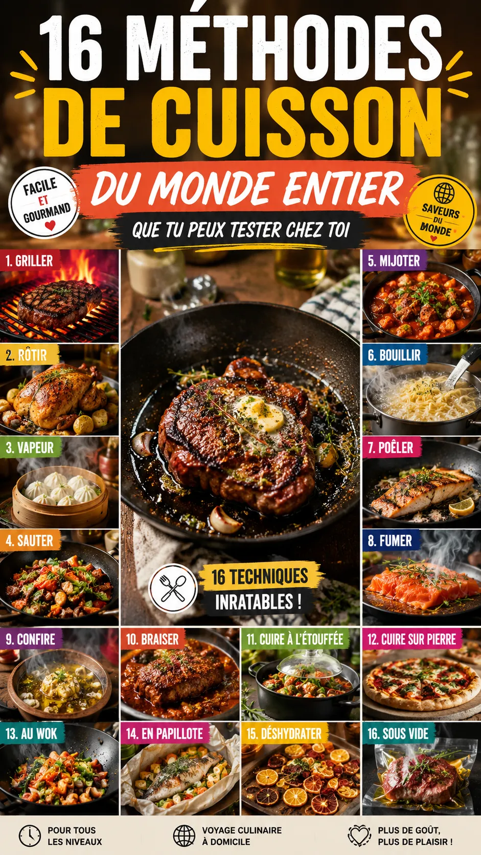 16 Méthodes De Cuisson Du Monde Entier Que Tu Peux Tester Chez Toi