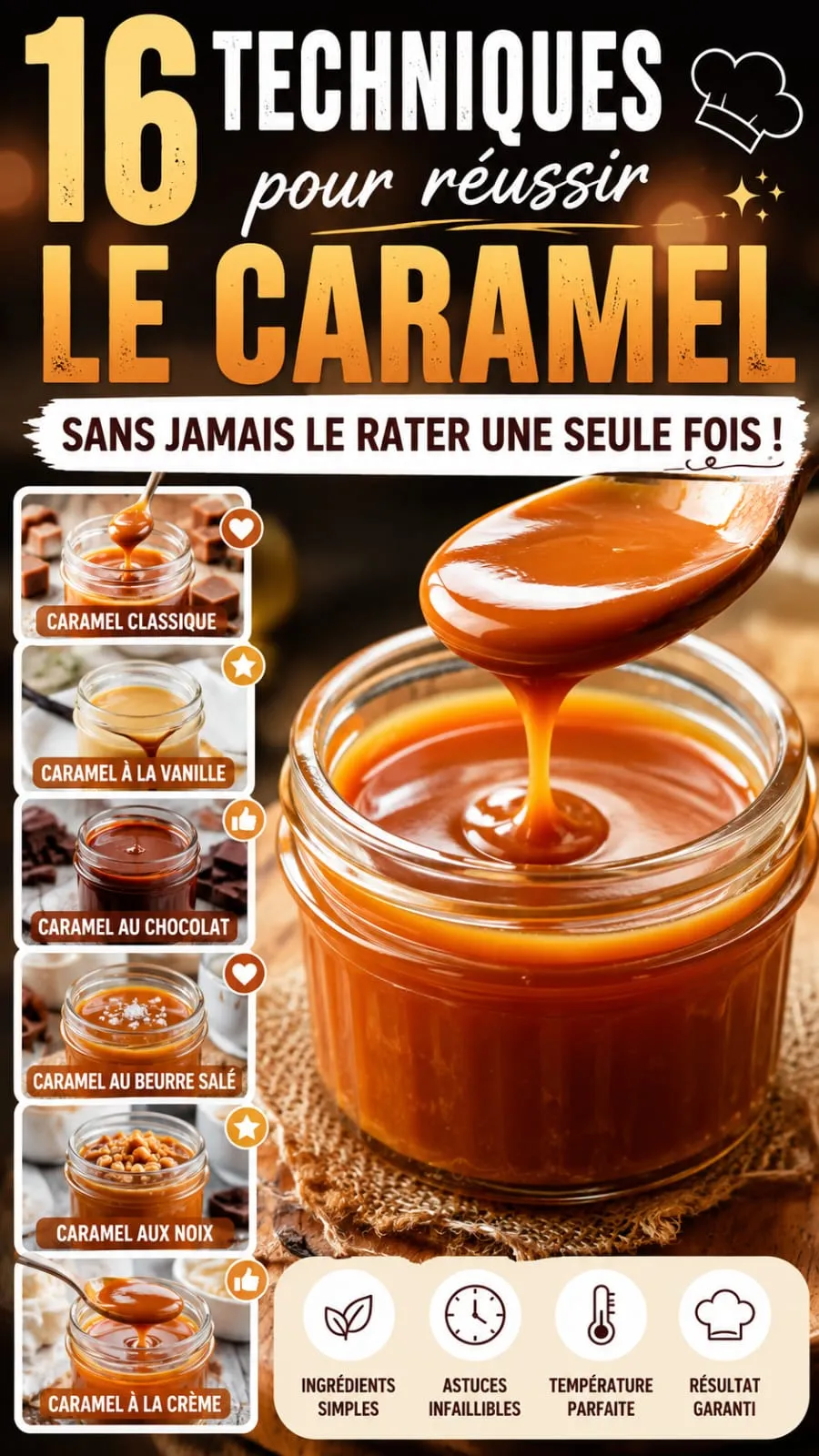 16 Techniques Pour Réussir Le Caramel Sans Jamais Le Rater Une Seule Fois
