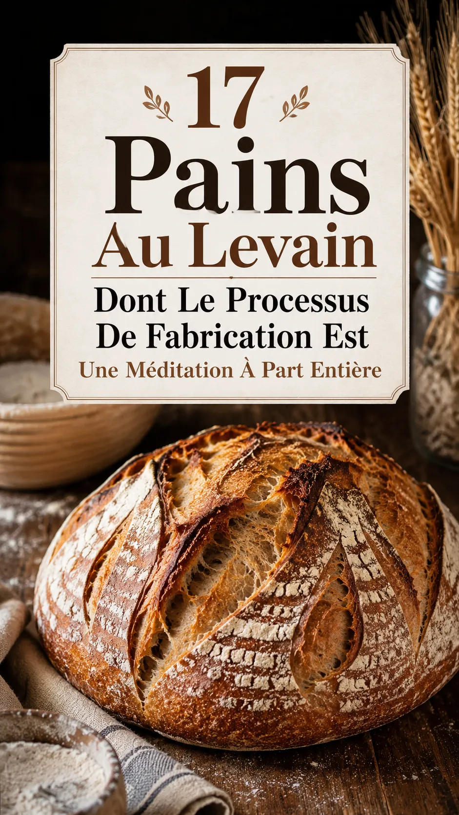 17 Pains Au Levain Dont Le Processus De Fabrication Est Une Méditation À Part Entière
