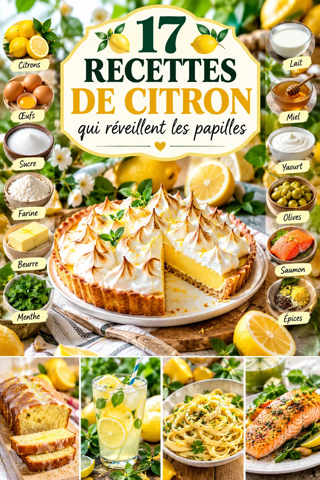 17 recettes de citron qui réveillent les papilles