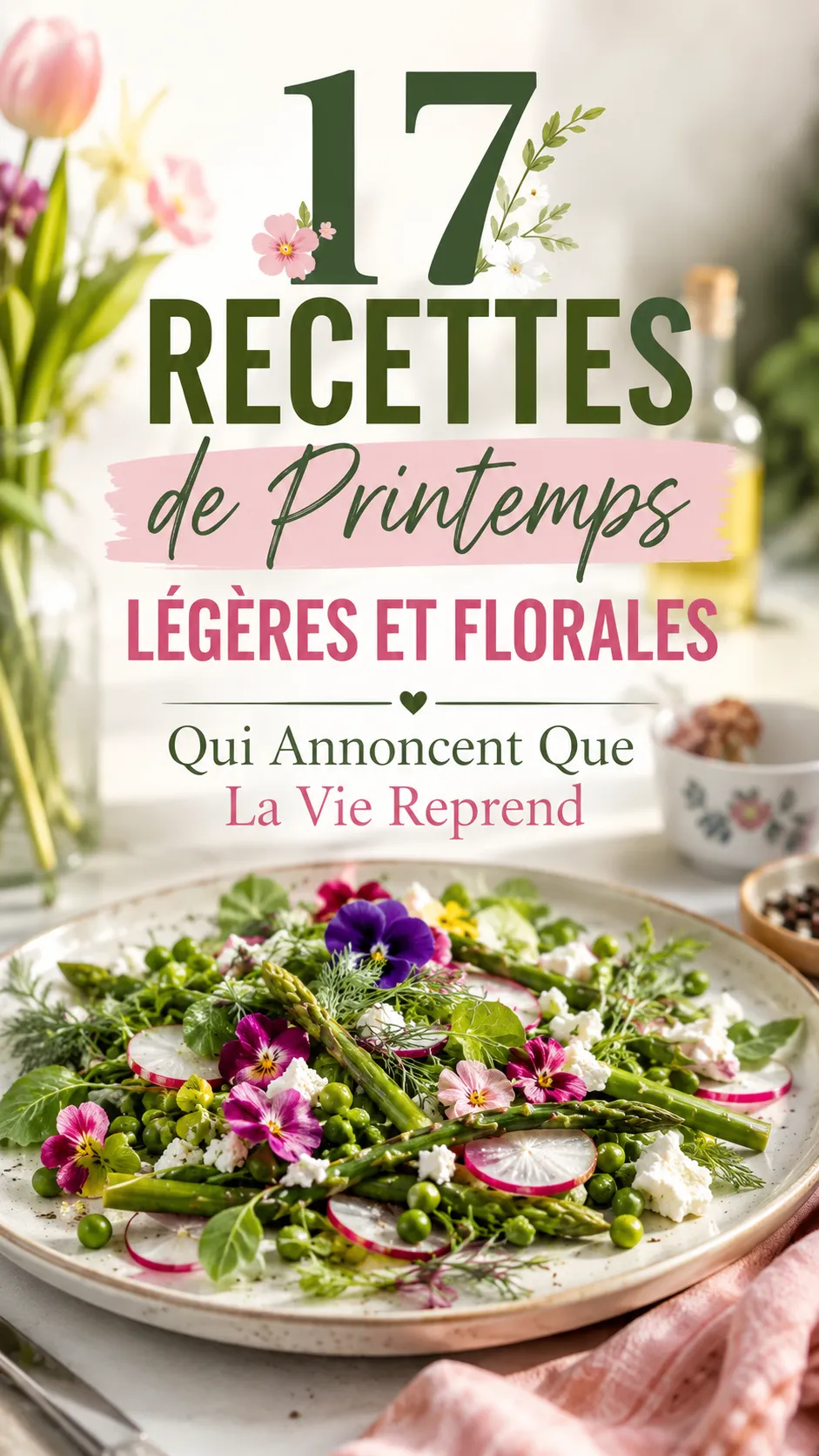 17 Recettes De Printemps Légères Et Florales Qui Annoncent Que La Vie Reprend