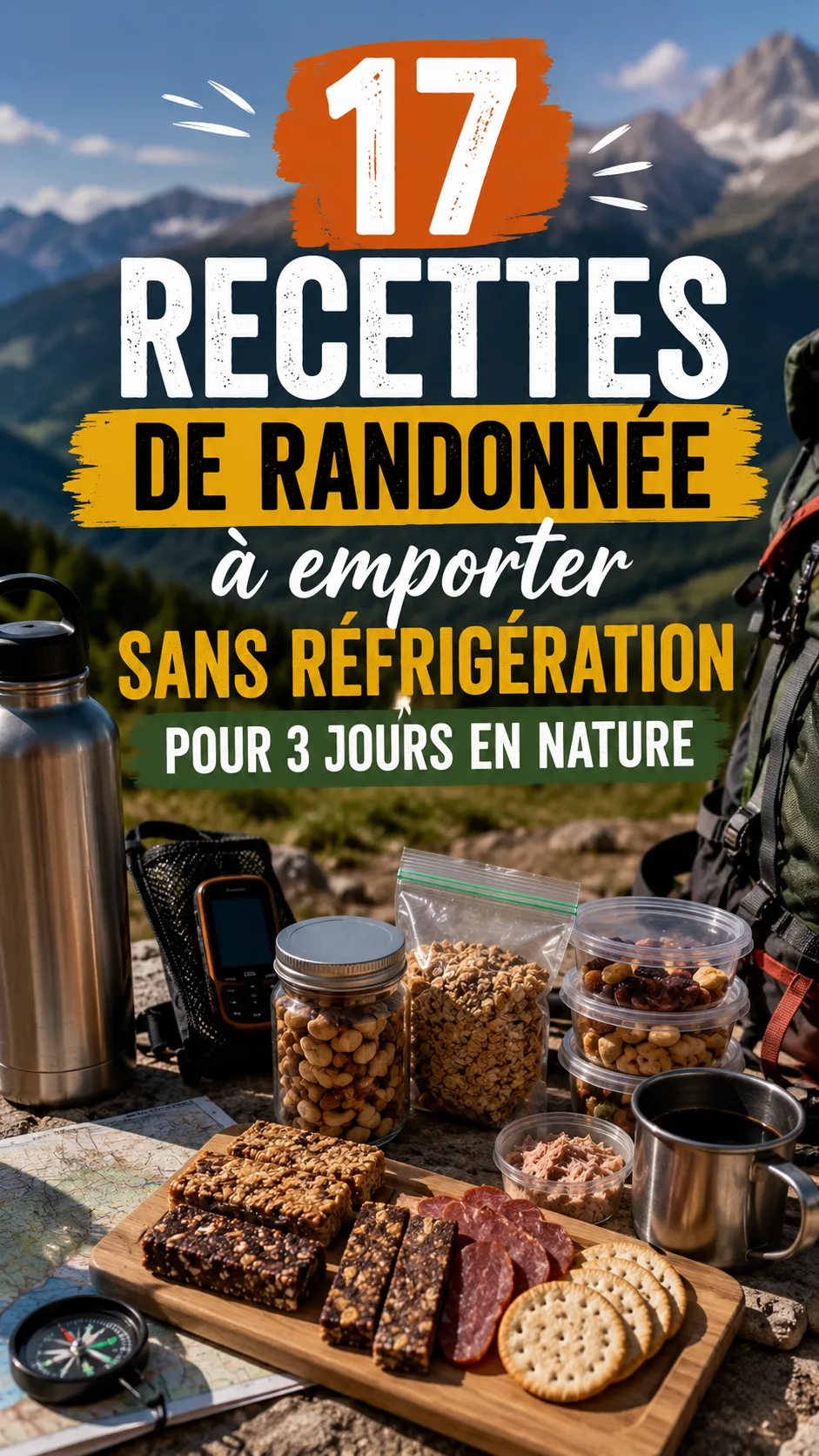 17 Recettes De Randonnée À Emporter Sans Réfrigération (3 jours en nature)