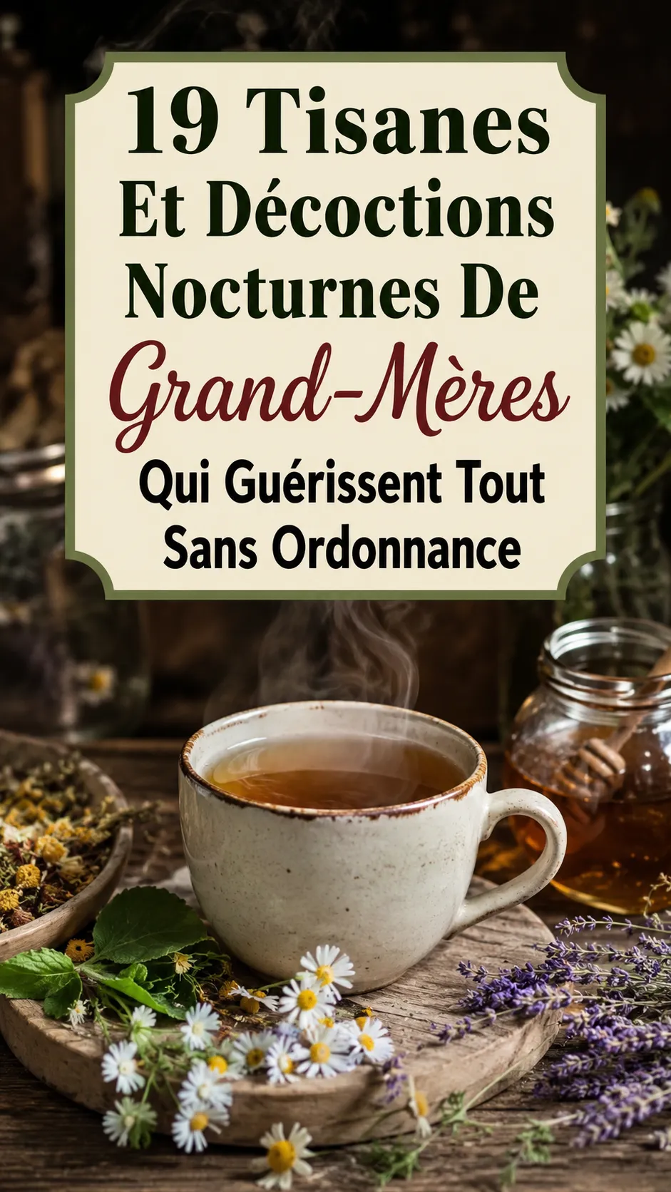 19 Tisanes Et Décoctions Nocturnes De Grand-Mères Qui Guérissent Tout Sans Ordonnance