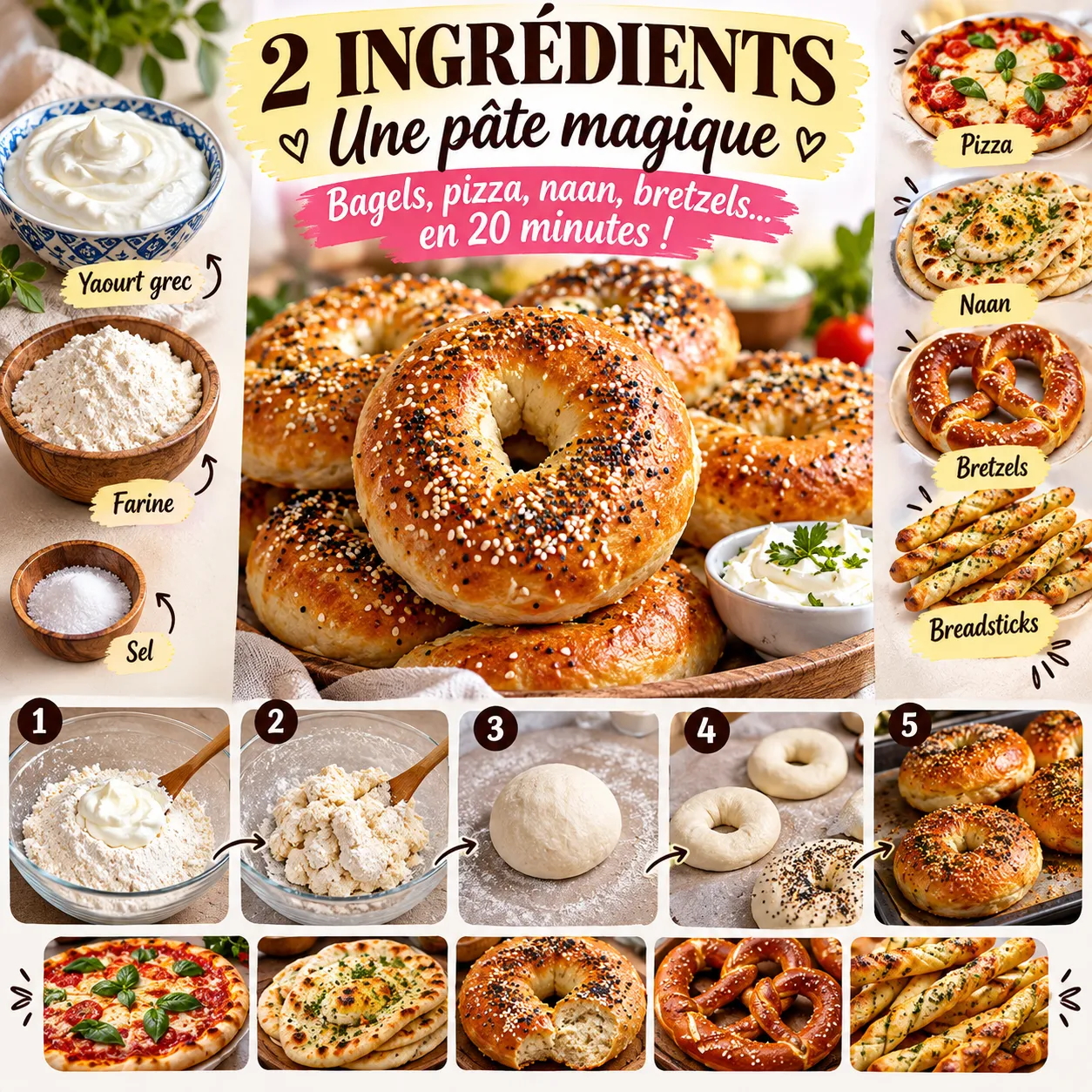 2 ingrédients, un résultat qui semble impossible : la pâte magique qui affole Pinterest