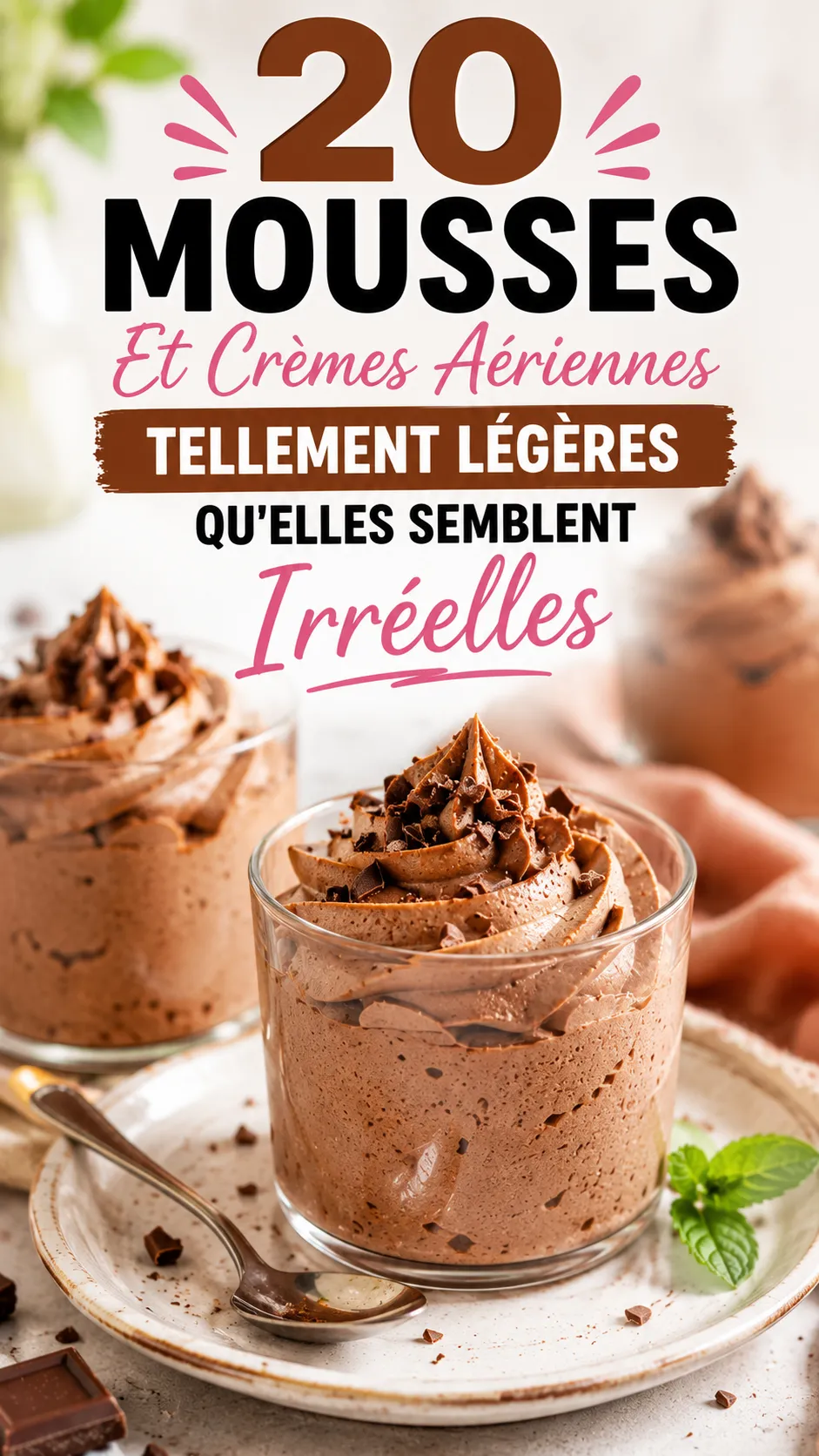 20 Mousses Et Crèmes Aériennes Tellement Légères Qu'elles Semblent Irréelles