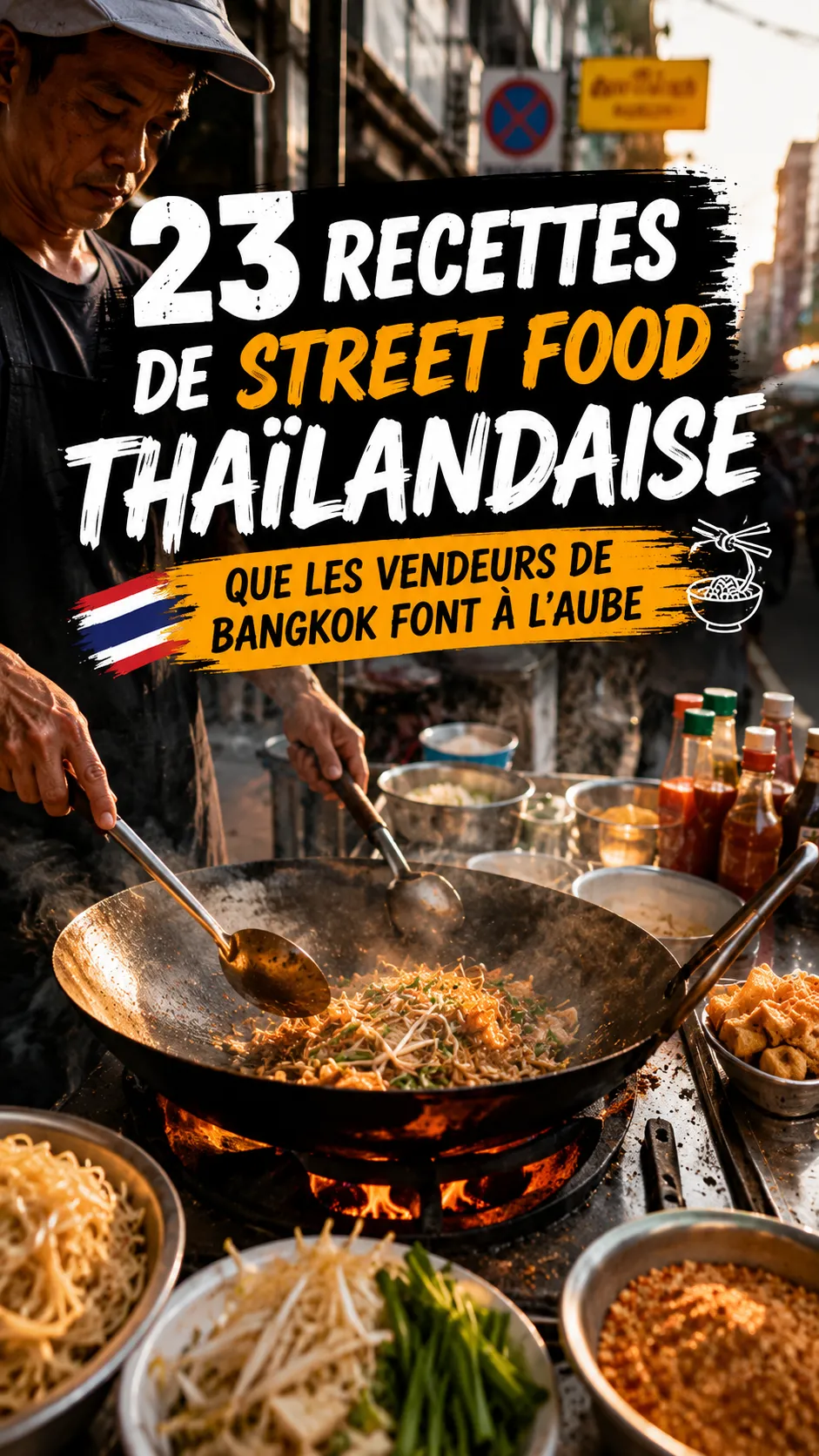 23 Recettes De Street Food Thaïlandaise — Les vrais plats de Bangkok (pad thaï, krapow, tom kha)