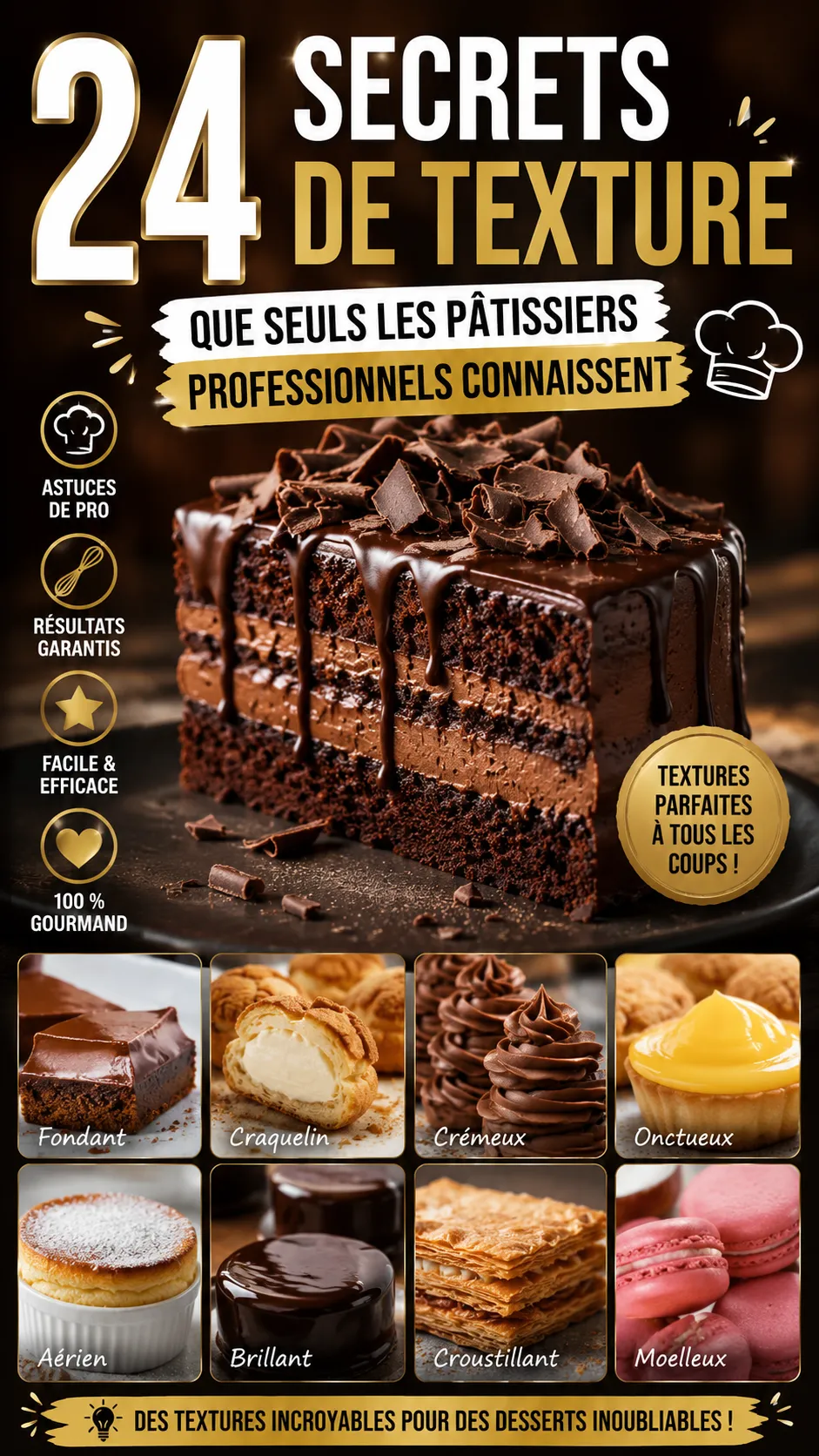 24 Secrets De Texture Que Seuls Les Pâtissiers Professionnels Connaissent