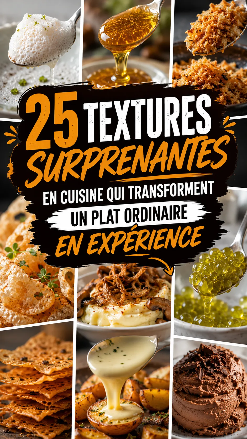 25 Textures Surprenantes En Cuisine Qui Transforment Un Plat Ordinaire En Expérience
