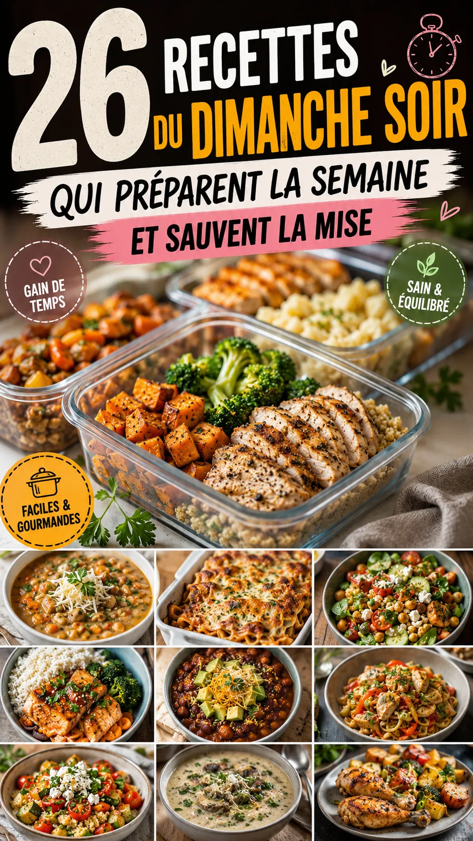26 Recettes Du Dimanche Soir Qui Préparent La Semaine Et Sauvent La Mise