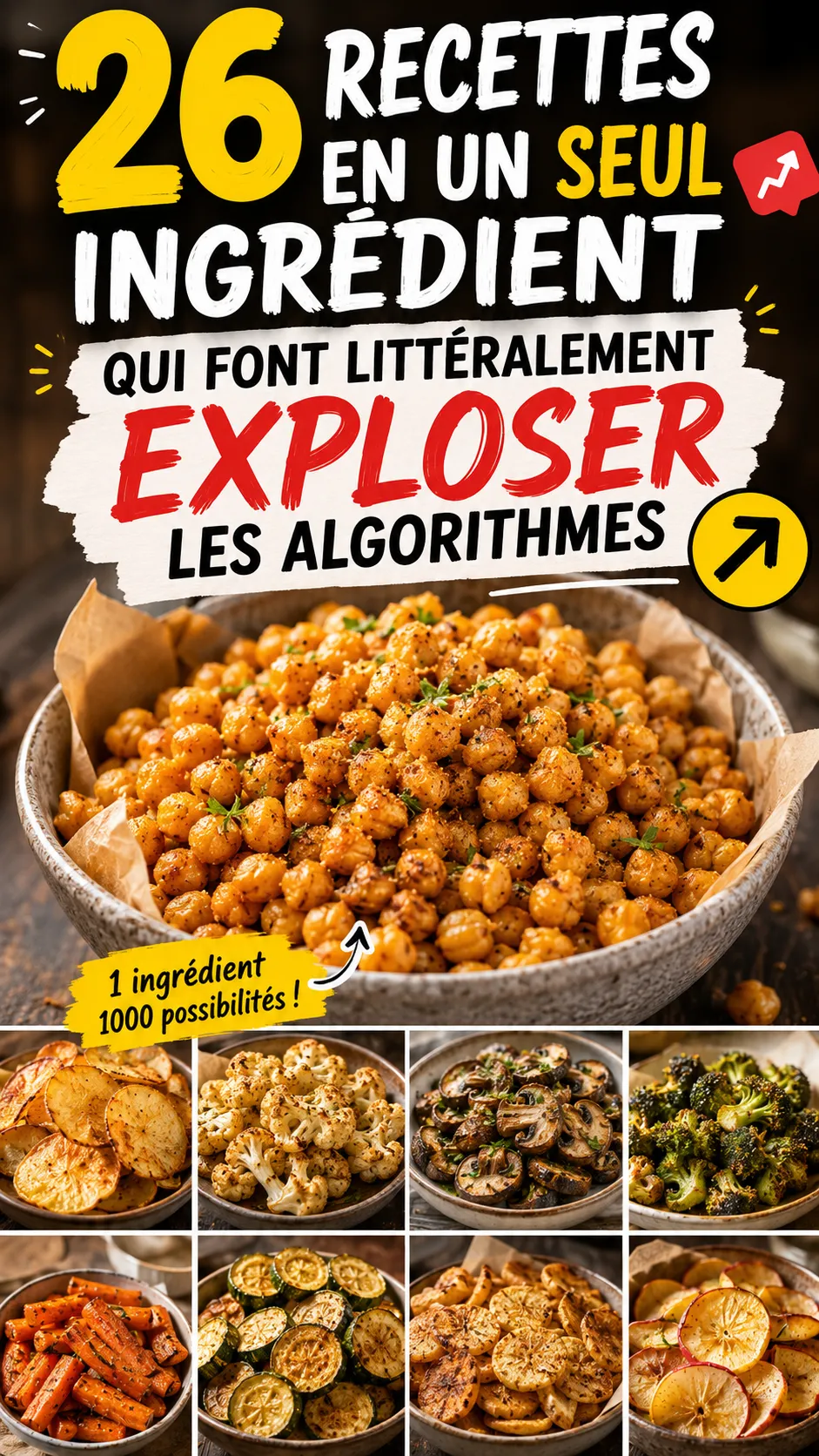 26 Recettes En Un Seul Ingrédient Qui Font Littéralement Exploser Les Algorithmes