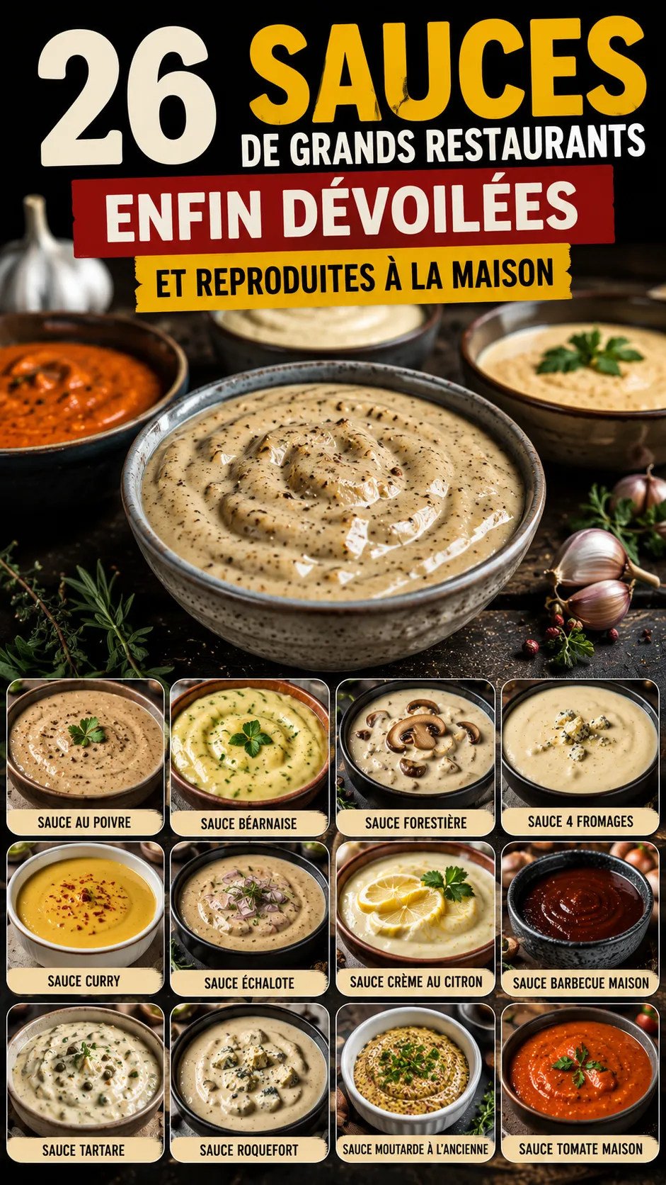 26 Sauces De Grands Restaurants Enfin Dévoilées Et Reproduites À La Maison