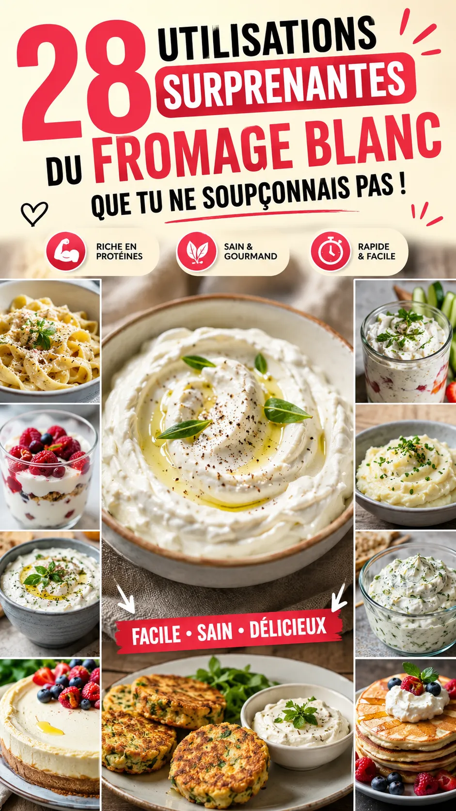 28 Utilisations Surprenantes Du Fromage Blanc Que Tu Ne Soupçonnais Pas