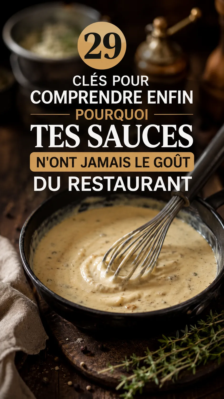 29 Clés Pour Comprendre Enfin Pourquoi Tes Sauces N'ont Jamais Le Goût Du Restaurant
