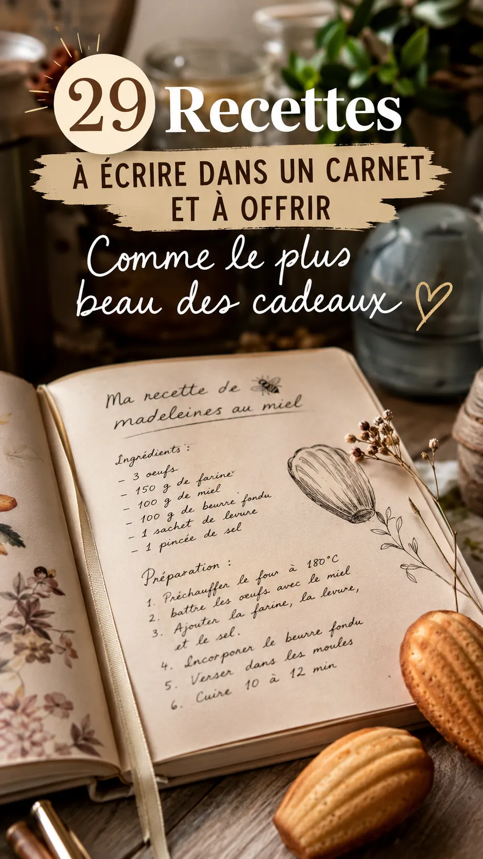 29 Recettes À Écrire Dans Un Carnet Et À Offrir Comme Le Plus Beau Des Cadeaux