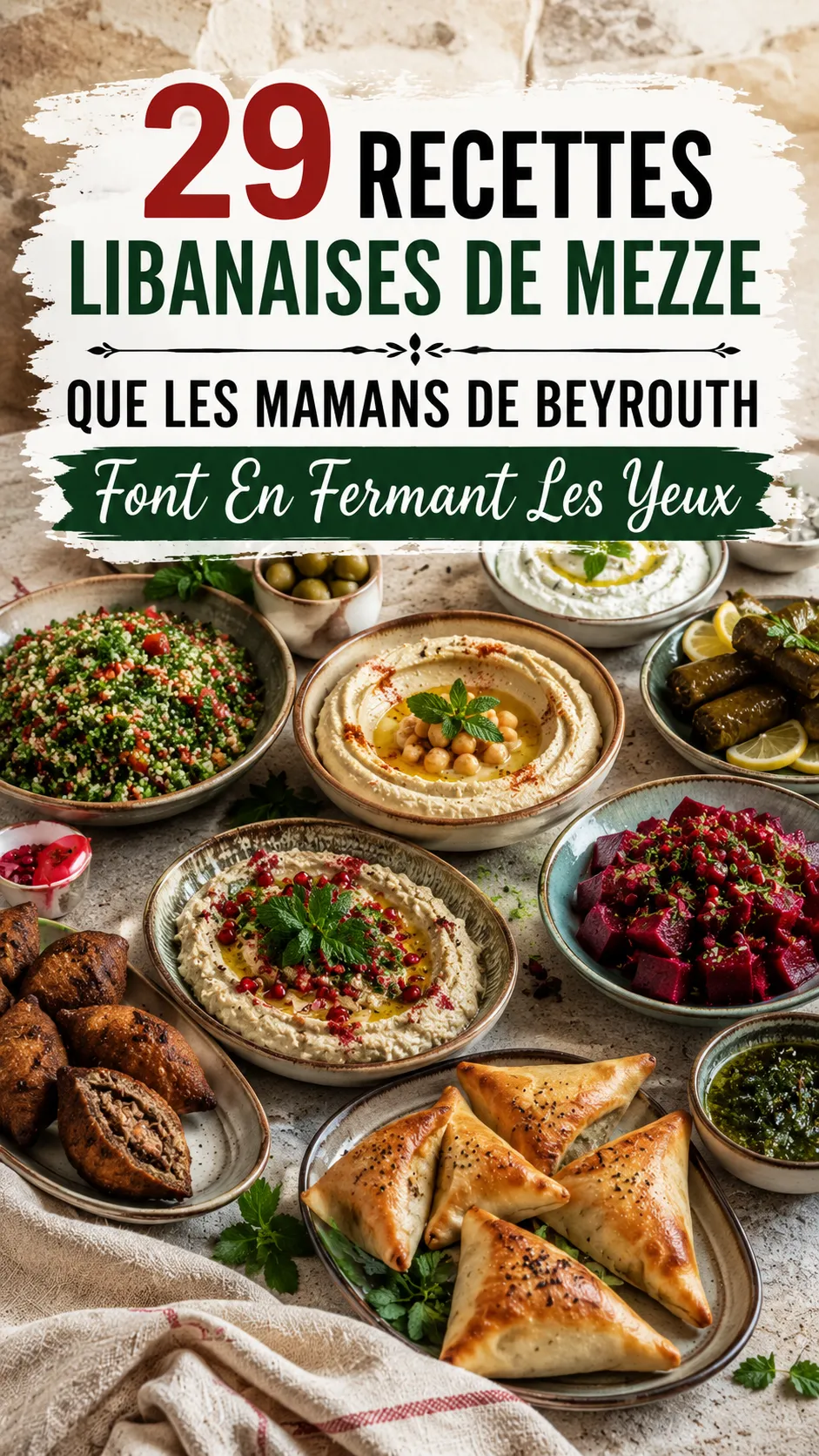 29 Recettes Libanaises De Mezze Que Les Mamans De Beyrouth Font En Fermant Les Yeux