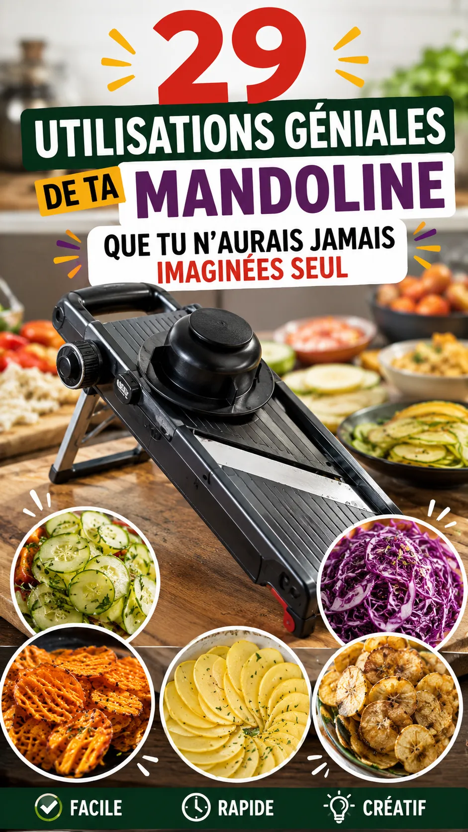 29 Utilisations Géniales De Ta Mandoline Que Tu N'aurais Jamais Imaginées Seul