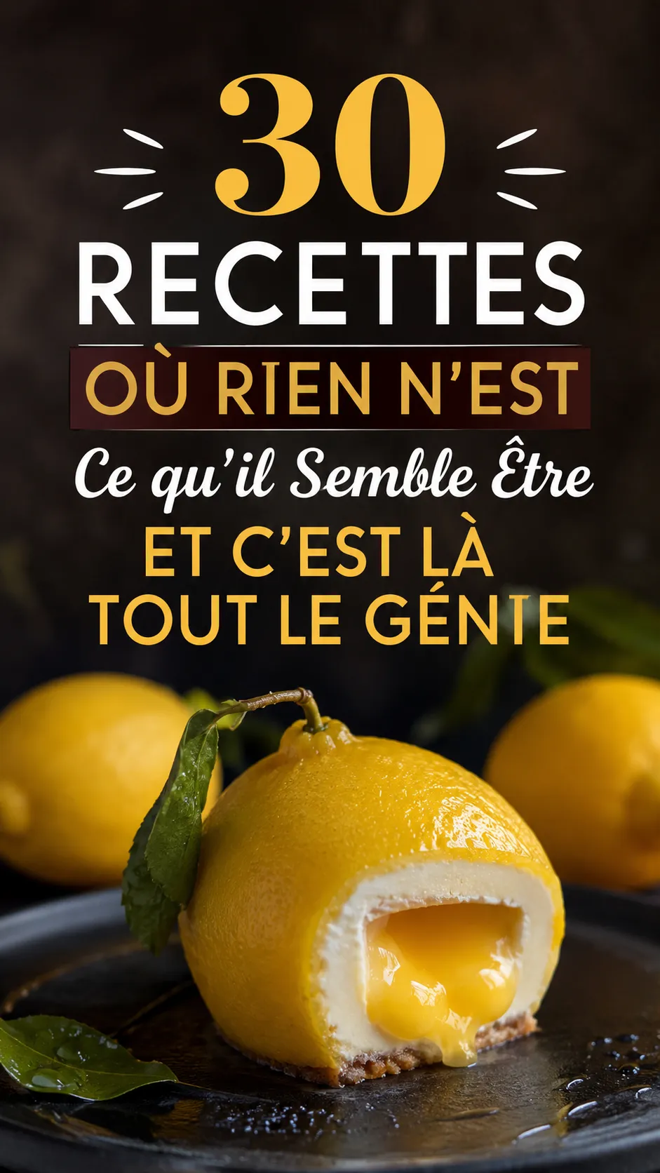 30 Recettes Où Rien N'est Ce Qu'il Semble Être (trompe-l’œil culinaire)