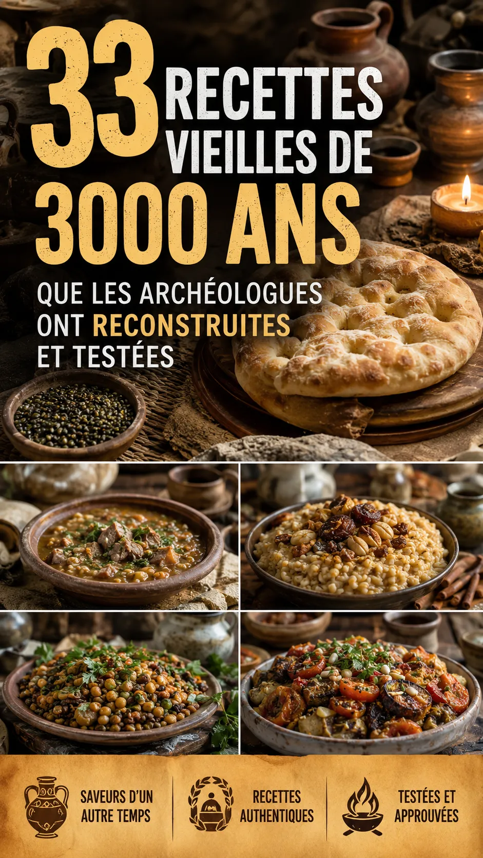 33 Recettes Antiques Reconstituées Par Les Archéologues (à tester chez vous)
