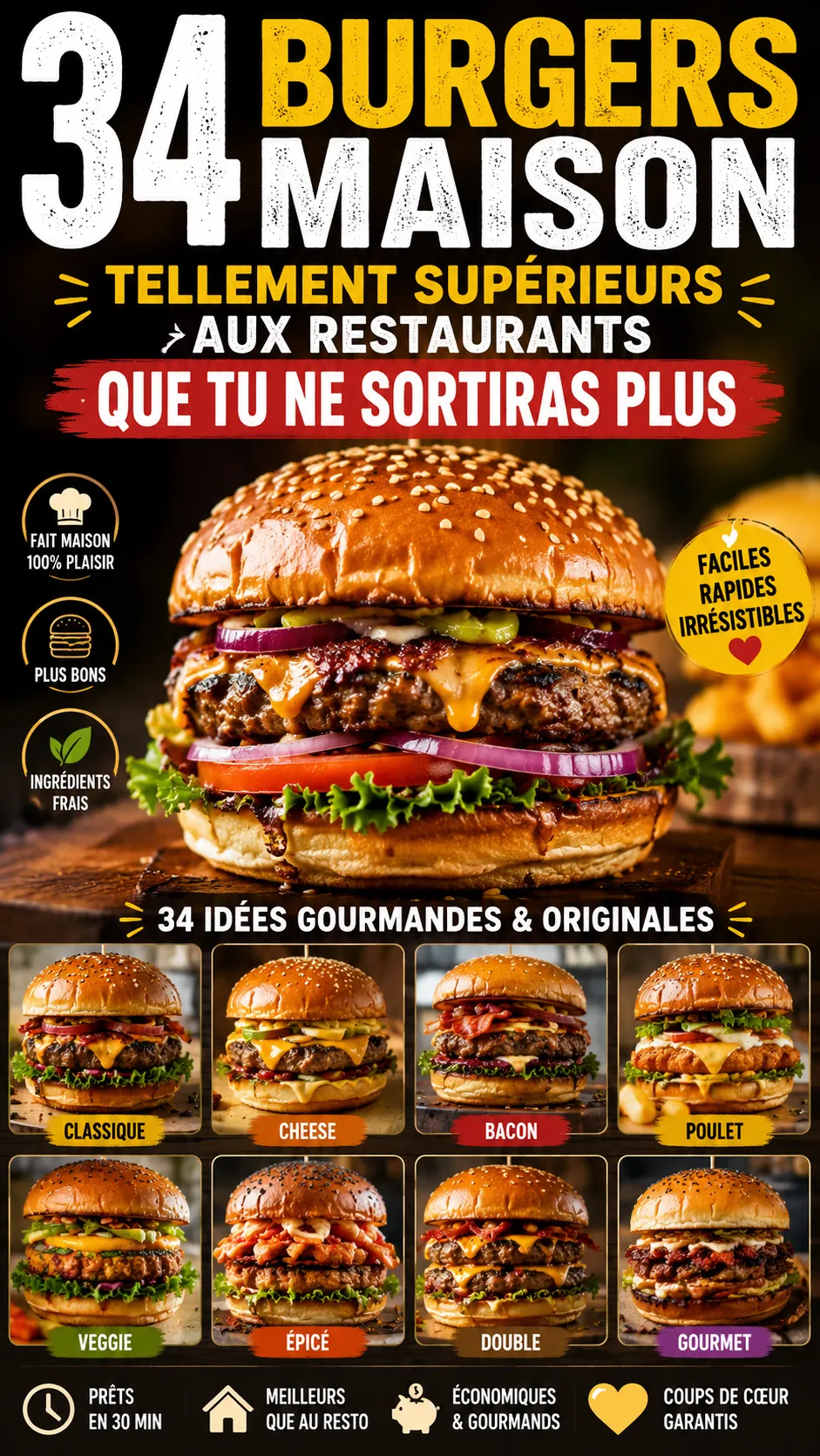 34 Burgers Maison Tellement Supérieurs Aux Restaurants Que Tu Ne Sortiras Plus