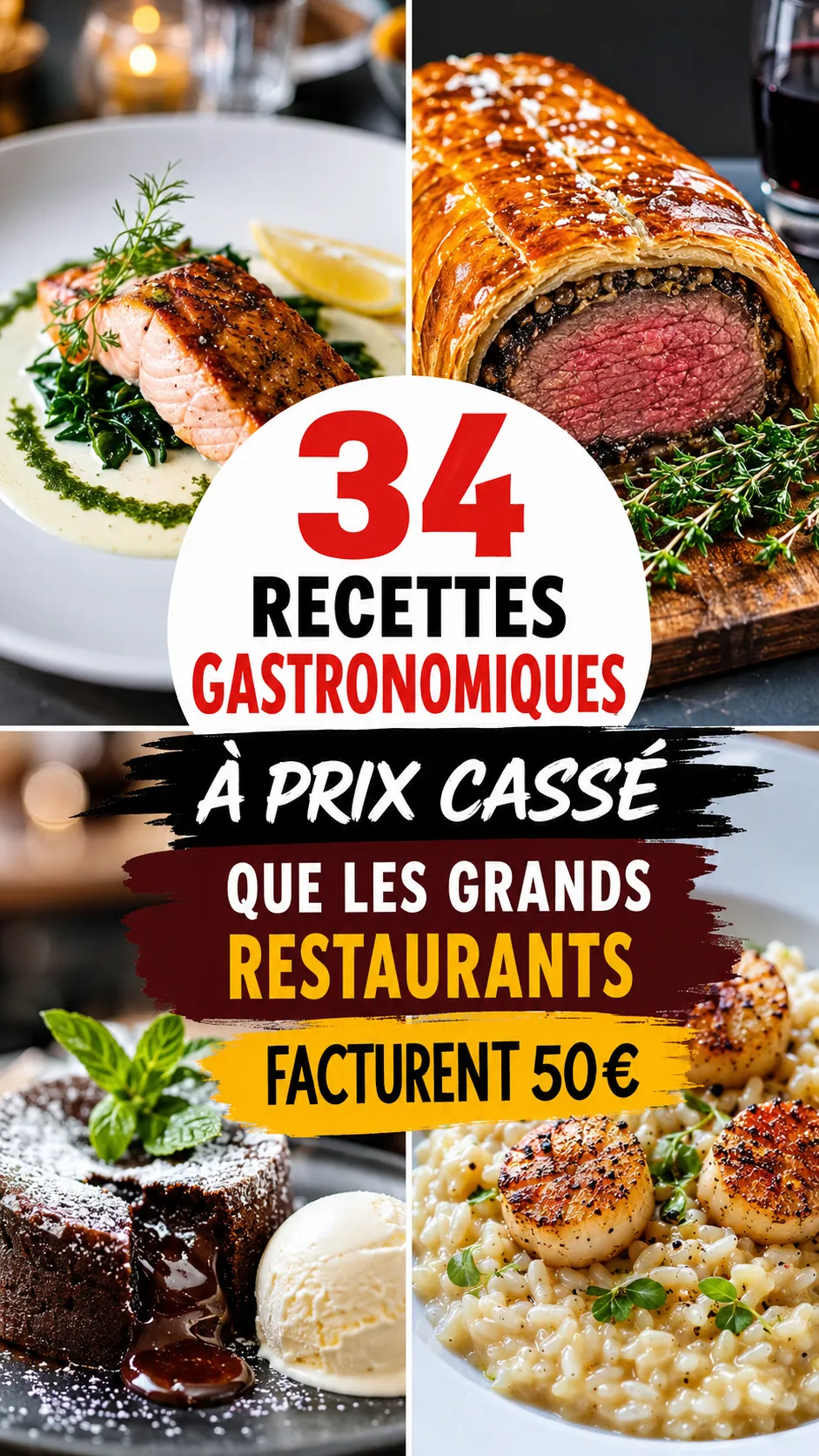 34 Recettes Gastronomiques À Prix Cassé Que Les Grands Restaurants Facturent 50€