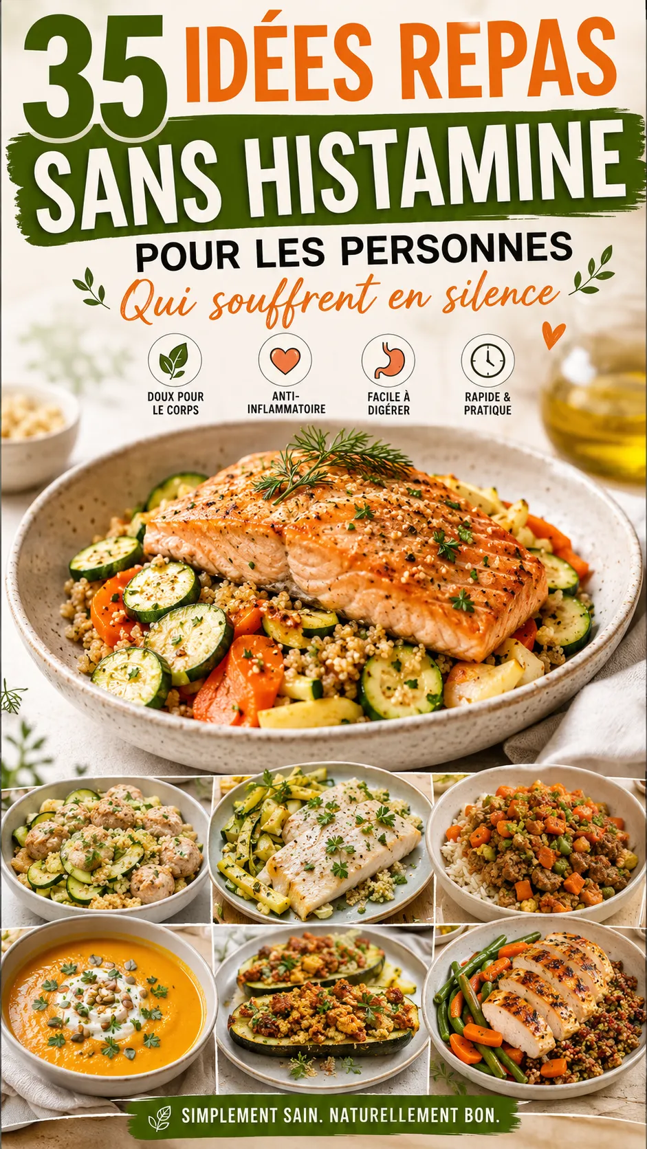 35 Idées Repas Sans Histamine Pour Les Personnes Qui Souffrent En Silence