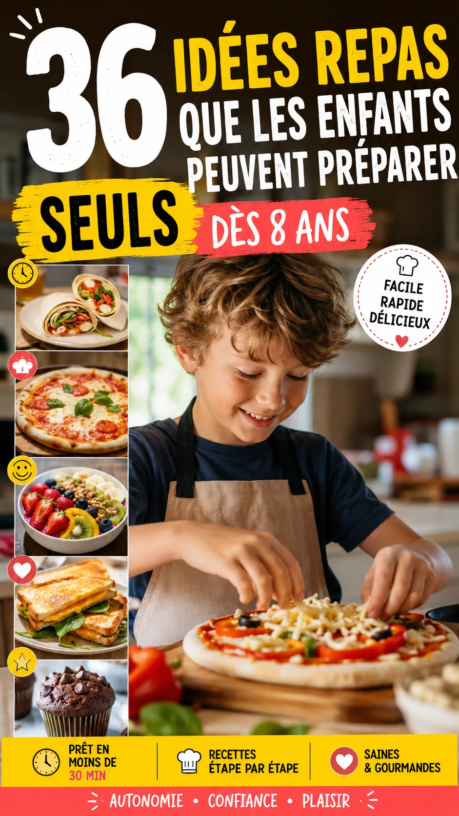 36 Idées Repas Que Les Enfants Peuvent Préparer Seuls Dès 8 Ans