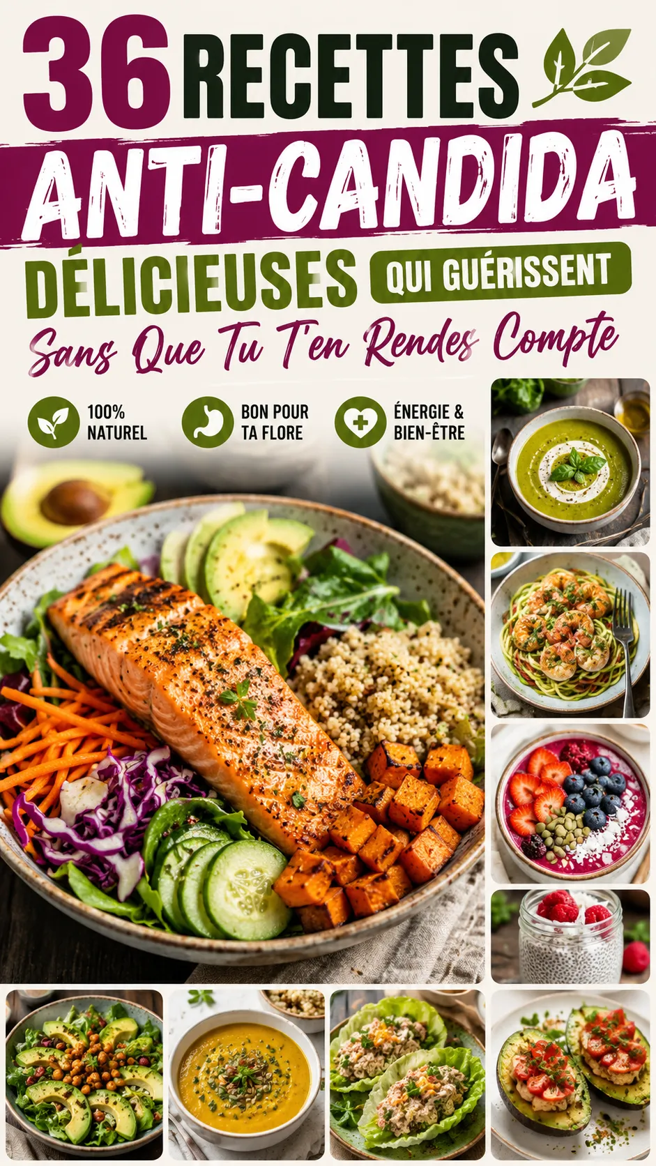 36 Recettes Anti-Candida Délicieuses Qui Guérissent Sans Que Tu T'en Rendes Compte