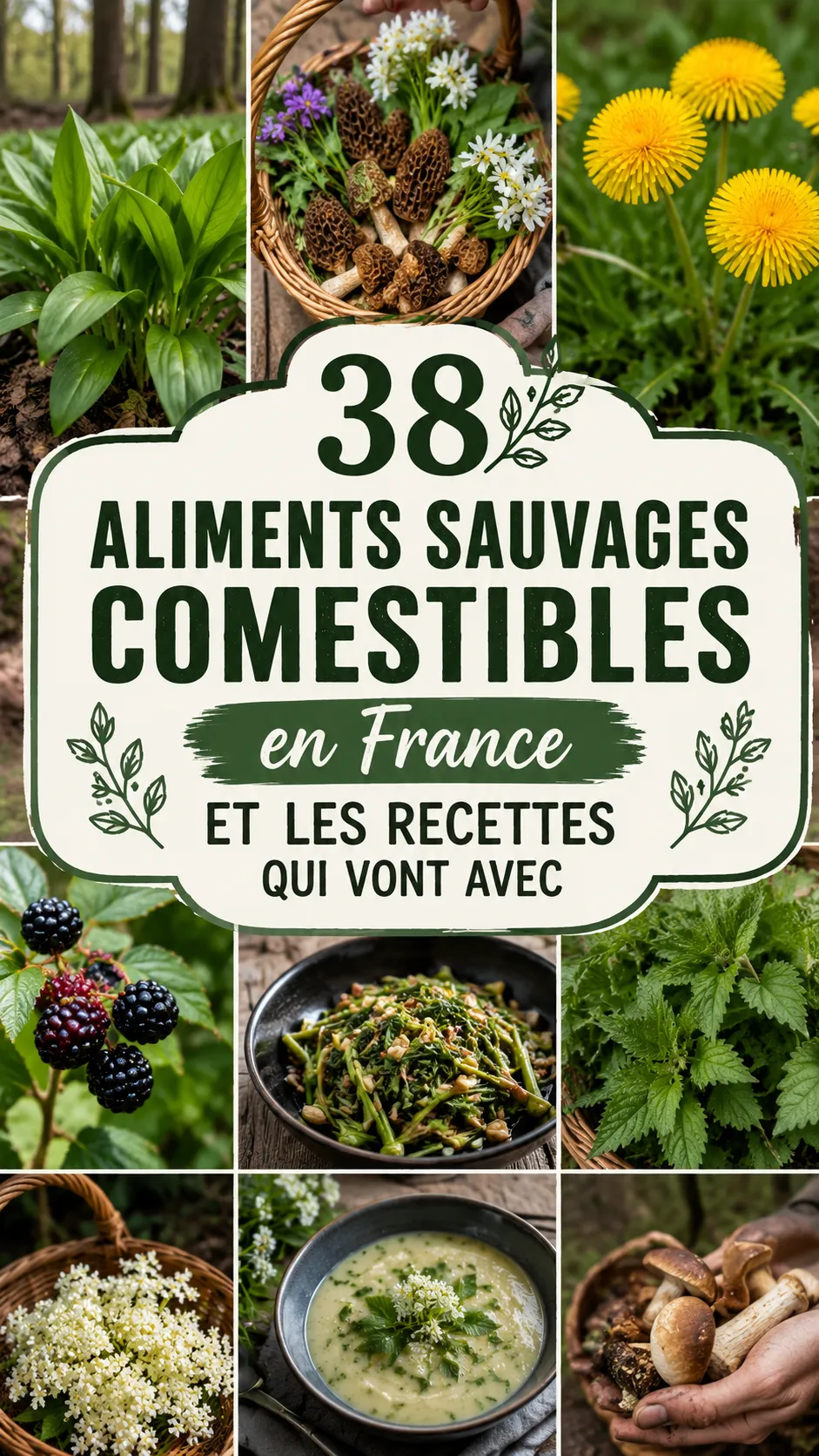 38 Aliments Sauvages Comestibles En France Et Les Recettes Qui Vont Avec