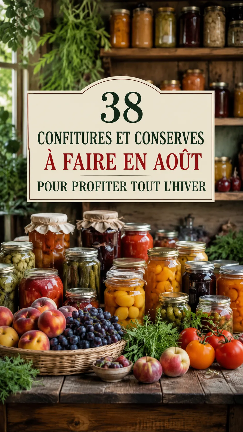 38 Confitures Et Conserves À Faire En Août Pour Profiter Tout L'hiver
