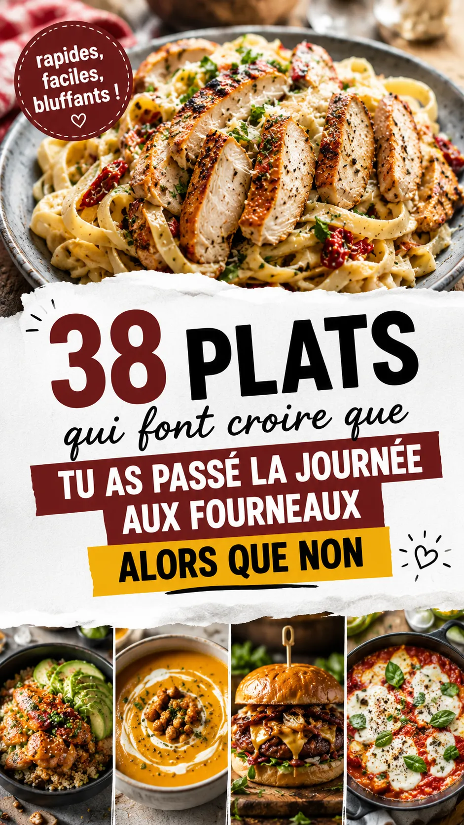 38 Plats Qui Font Croire Que Tu as Passé La Journée Aux Fourneaux Alors Que Non
