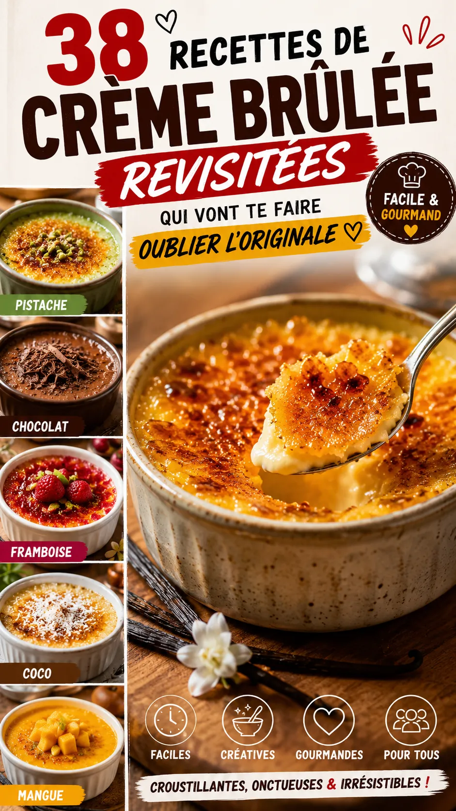 38 Recettes De Crème Brûlée Revisitées Qui Vont Te Faire Oublier L'originale