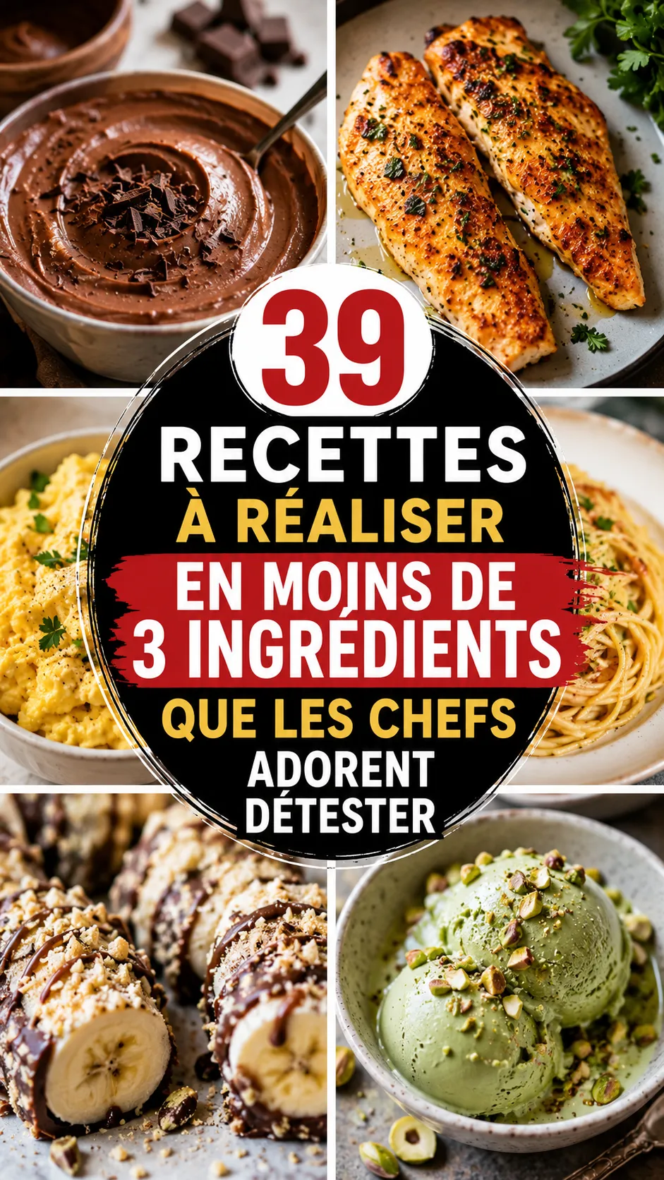 39 Recettes À Réaliser En Moins De 3 Ingrédients Que Les Chefs Adorent Détester